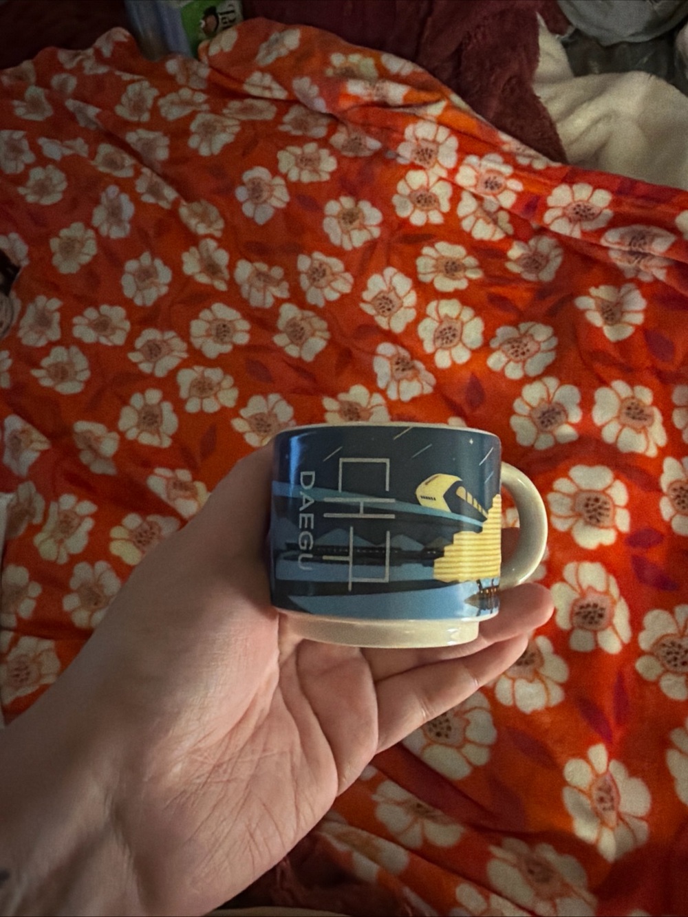 Starbucks Daegu Blue City Skyline Espresso Cup